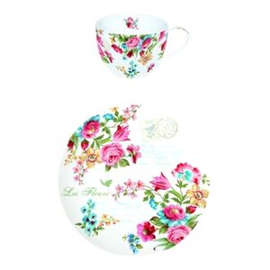 R2S 12-Piece Cup and Saucer Set Multicolor R2S 12-Piece Cup and Saucer Set Multicolor